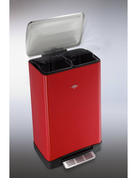 Kosz na śmieci 2x18l czarny mat Big Double Boy WESCO