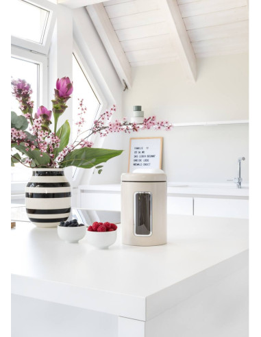 Pojemnik czarny mat z okienkiem Classic Line 2l