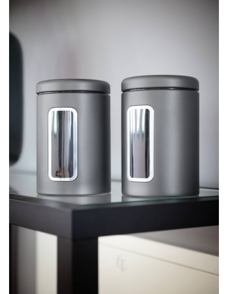 Pojemnik czarny z okienkiem Classic Line 2l