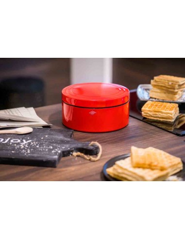 Pojemnik na pieczywo okrągły piaskowy mat...