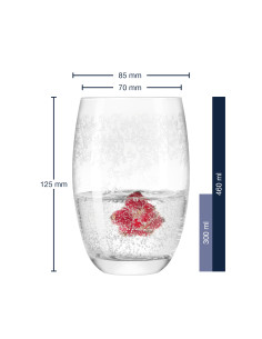 Leonardo - Zestaw 6 szklanek do wody 460ml CHATEAU 2