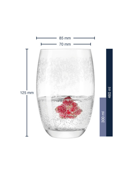 Leonardo - Zestaw 6 szklanek do wody 460ml CHATEAU
