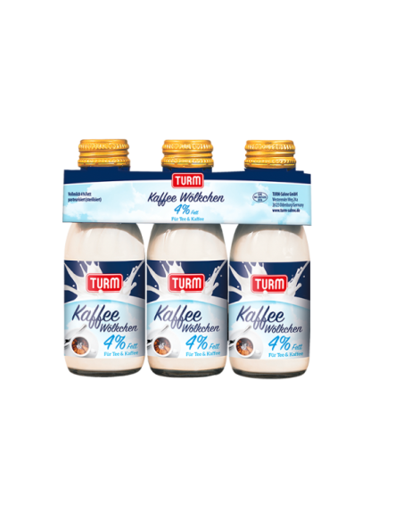 Śmietanka mleczko do kawy i herbaty 4% w szklanej butelce