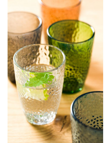 Zestaw kolorowych szklanek 6szt. MATERA