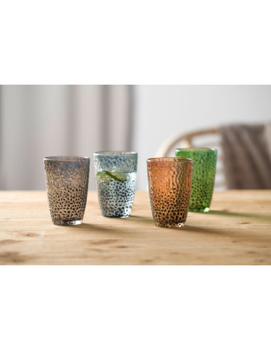 Zestaw kolorowych szklanek 6szt. MATERA