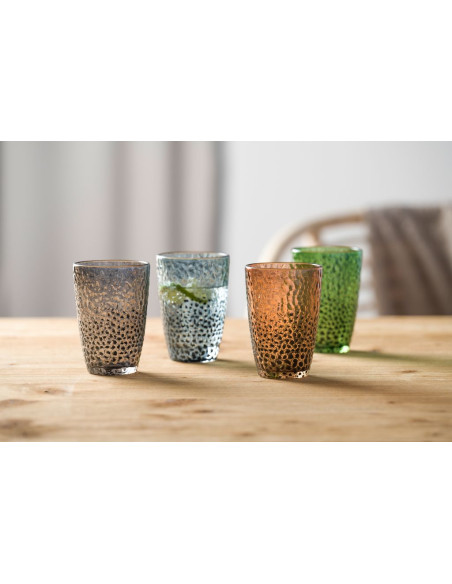 Zestaw kolorowych szklanek 6szt. MATERA