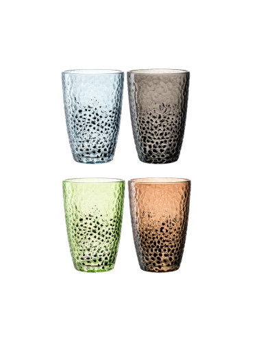 Zestaw kolorowych szklanek 6szt. MATERA