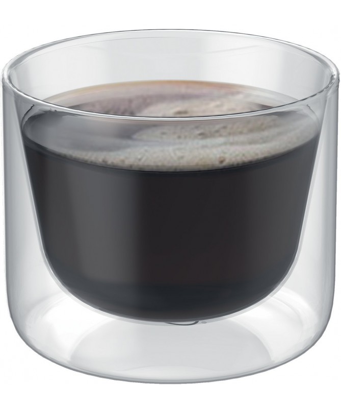 Zestaw 2cz. szklanek 200ml z podwójnymi ściankami