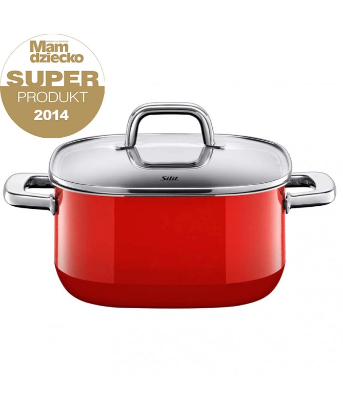 Garnek niski Quadro Red 4,4l Garnek niski Quadro Red 4,4l