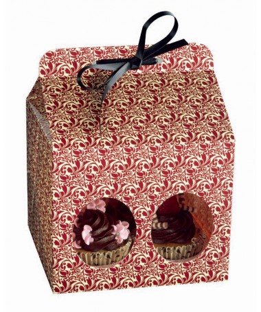 Opakowanie prezentowe na 2 muffinki Flora