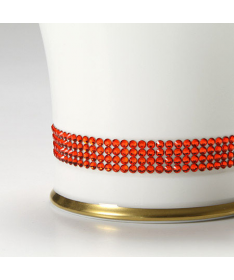 Kubek do kawy z kryształkami Swarovskiego (Hyacinth)