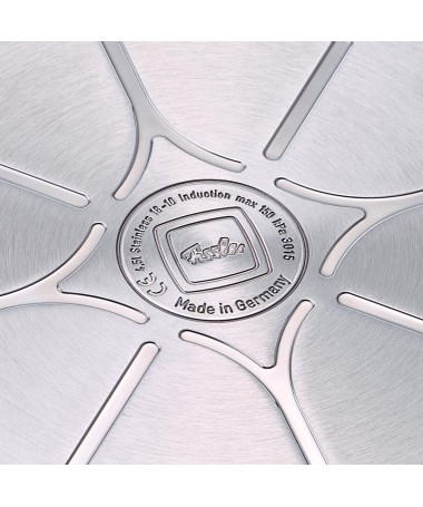 FISSLER - Wok z długą rączką z metal. pokrywą 4,1l... 2